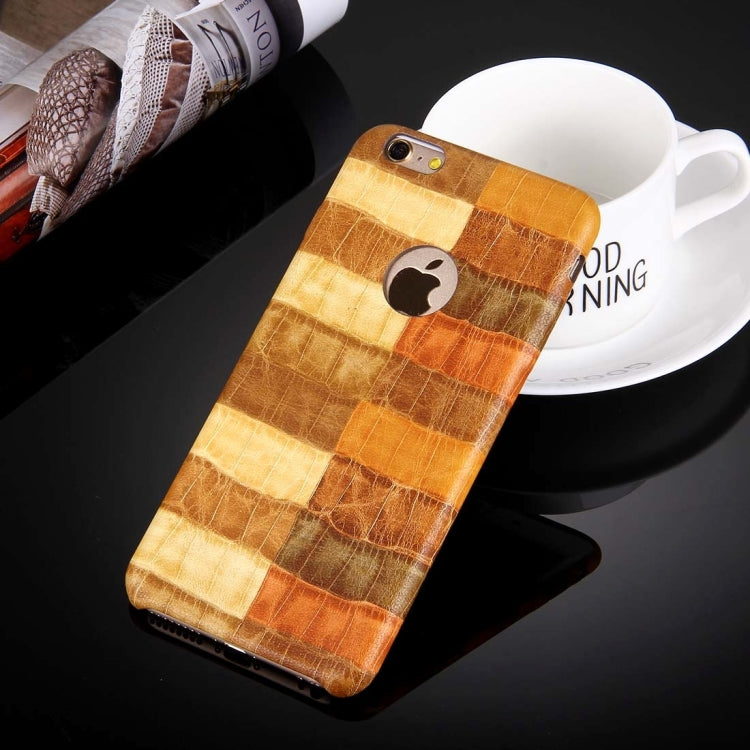 For iPhone 6 Plus & 6s Plus Locust Paste Skin Pattern Protective PU Leather Case