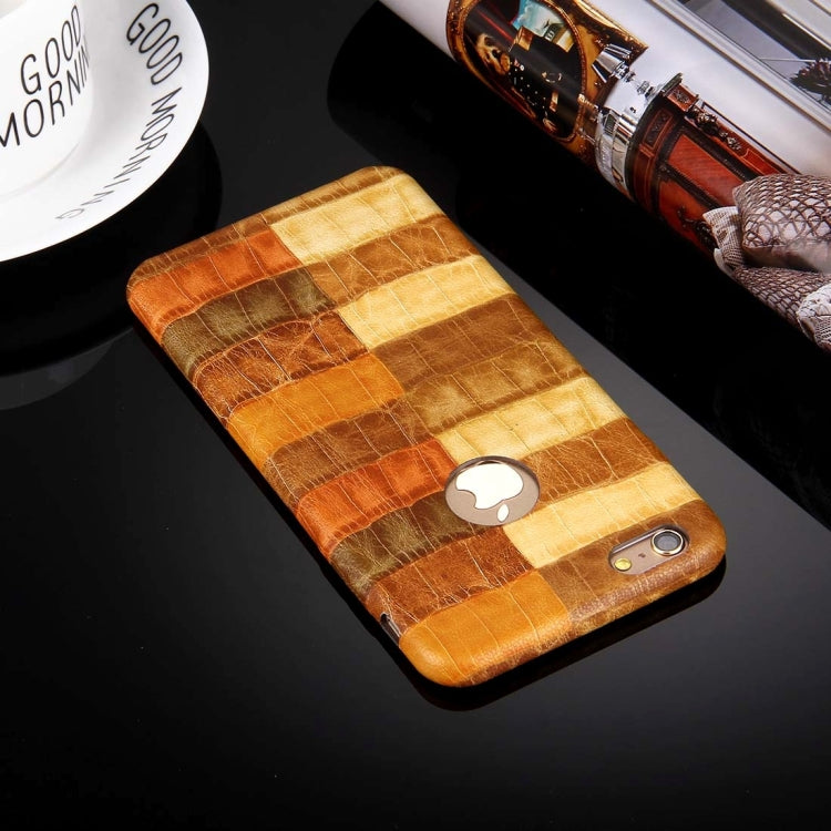 For iPhone 6 Plus & 6s Plus Locust Paste Skin Pattern Protective PU Leather Case