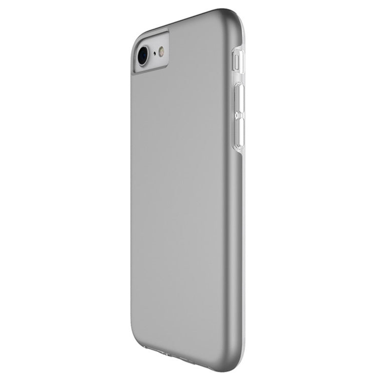 For iPhone 6 Plus & 6s Plus PC + TPU Chrome Plated Press Button Protective Back Cover Case