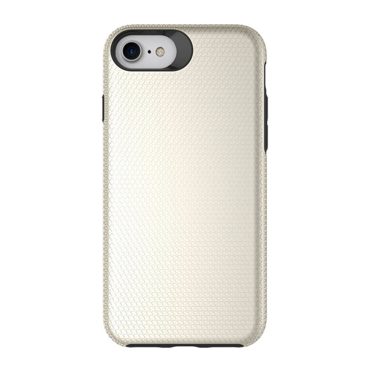 For iPhone 6 Plus & 6s Plus PC + TPU Chrome Plated Press Button Anti-slip Protective Back Cover Case