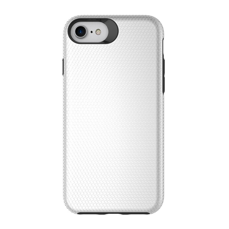 For iPhone 6 Plus & 6s Plus PC + TPU Chrome Plated Press Button Anti-slip Protective Back Cover Case