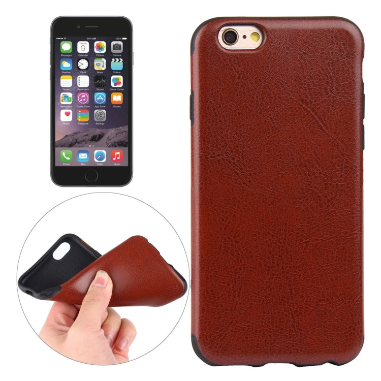 For iPhone 6 Plus & 6s Plus Crazy Horse Texture TPU + PU Protective Case