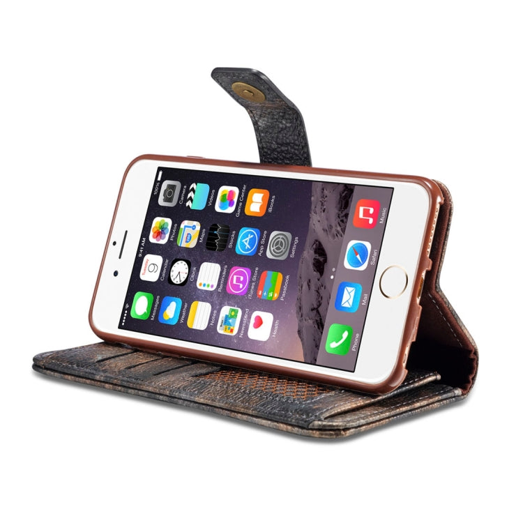 For iPhone 6 Plus & 6s Plus Retro Literary Forest Series Horizontal Flip Leather Case with Holder & Card Slot & Wallet & Photo Frame