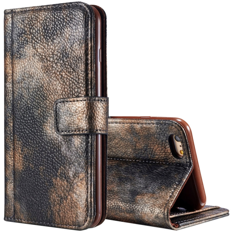 For iPhone 6 Plus & 6s Plus Retro Literary Forest Series Horizontal Flip Leather Case with Holder & Card Slot & Wallet & Photo Frame