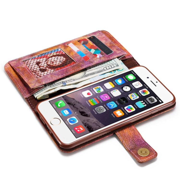 For iPhone 6 Plus & 6s Plus Retro Literary Forest Series Horizontal Flip Leather Case with Holder & Card Slot & Wallet & Photo Frame