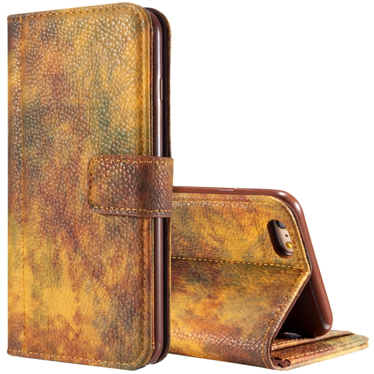 For iPhone 6 Plus & 6s Plus Retro Literary Forest Series Horizontal Flip Leather Case with Holder & Card Slot & Wallet & Photo Frame