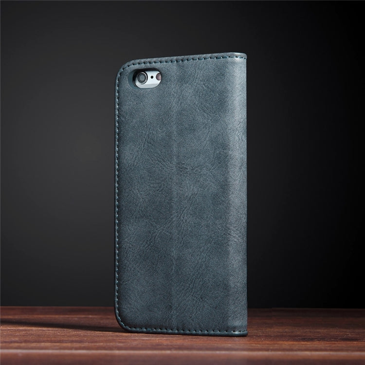For iPhone 6 Plus & 6s Plus Bronze Texture Casual Style Horizontal Flip Leather Case with Holder & Card Slots