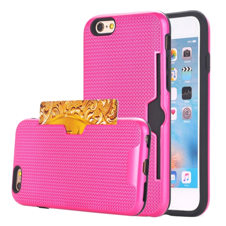 For iPhone 6 Plus & 6s Plus Dream Network Dropproof Protective Back Cover Case with Card Slots