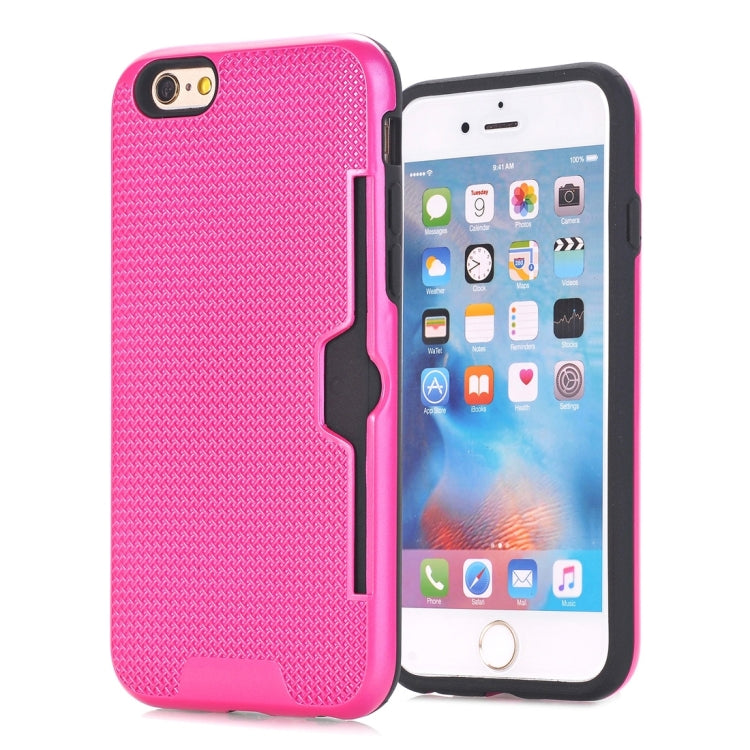 For iPhone 6 Plus & 6s Plus Dream Network Dropproof Protective Back Cover Case with Card Slots