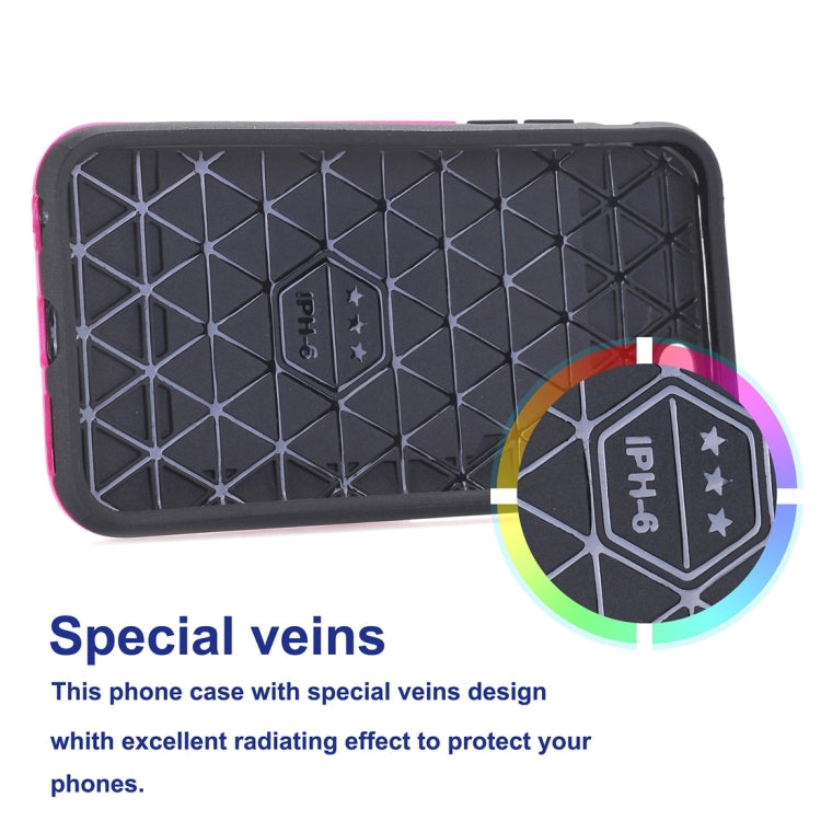 For iPhone 6 Plus & 6s Plus Dream Network Dropproof Protective Back Cover Case with Card Slots
