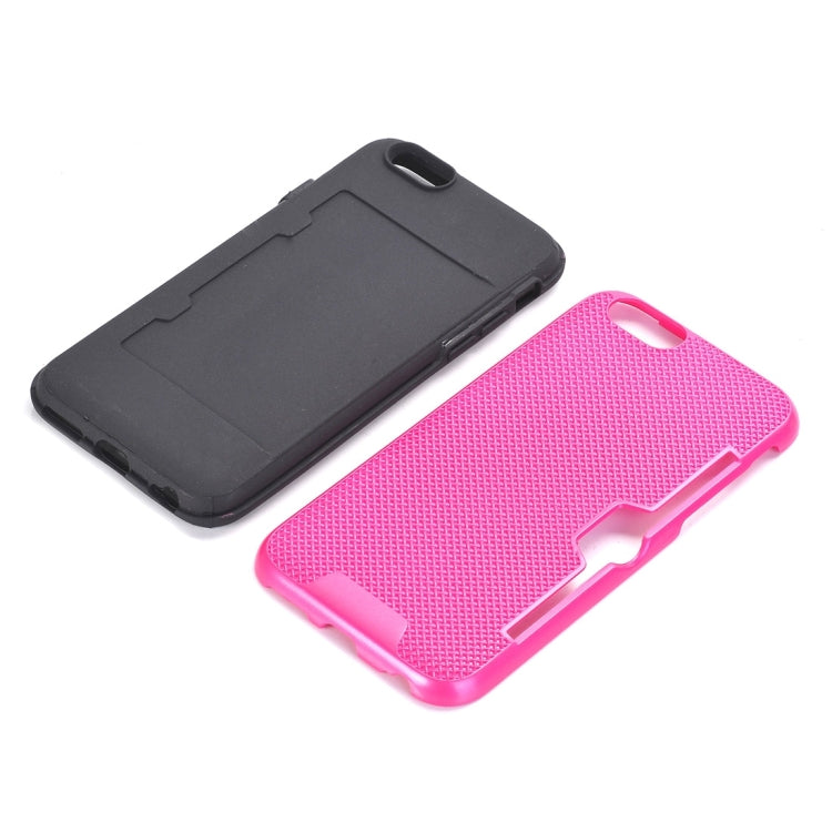 For iPhone 6 Plus & 6s Plus Dream Network Dropproof Protective Back Cover Case with Card Slots