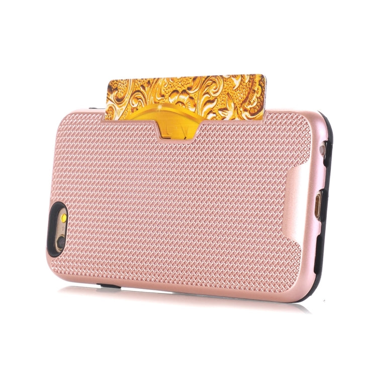 For iPhone 6 Plus & 6s Plus Dream Network Dropproof Protective Back Cover Case with Card Slots