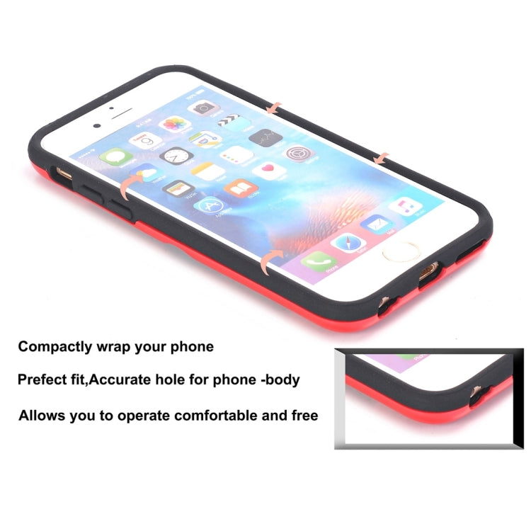 For iPhone 6 Plus & 6s Plus Dream Network Dropproof Protective Back Cover Case with Card Slots