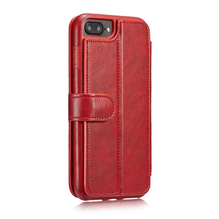 For iPhone 6 Plus & 6s Plus Detachable Retro PU Leather Texture Horizontal Flip Protective Leather Case with Card Slots & Holder & Wallet & Photo Frame