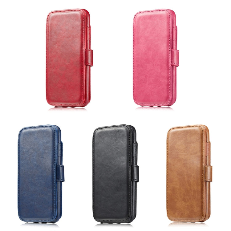 For iPhone 6 Plus & 6s Plus Detachable Retro PU Leather Texture Horizontal Flip Protective Leather Case with Card Slots & Holder & Wallet & Photo Frame