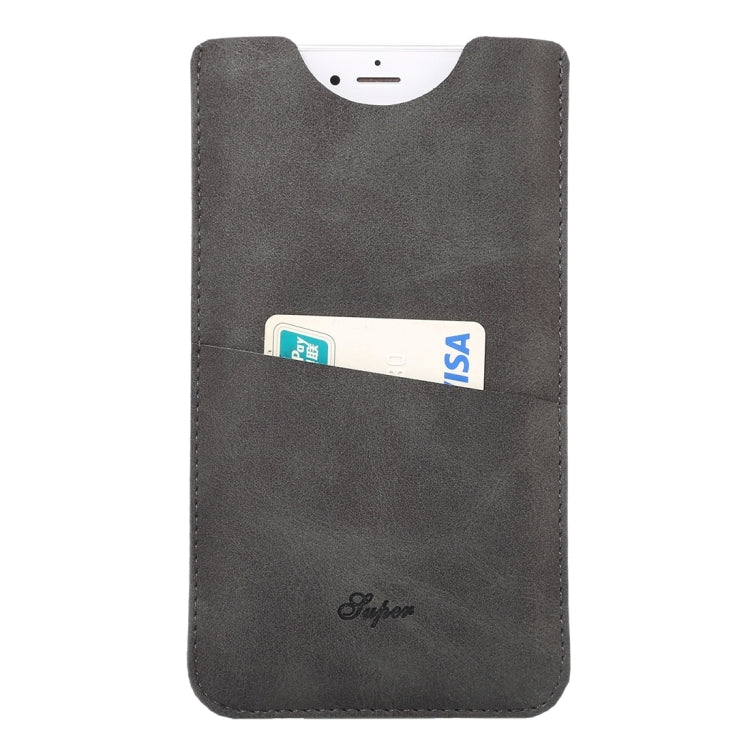 For iPhone 6 Plus & 6s Plus Little Cow Texture Vertical Style Leather Case / Shoulder Bag with Card Slot