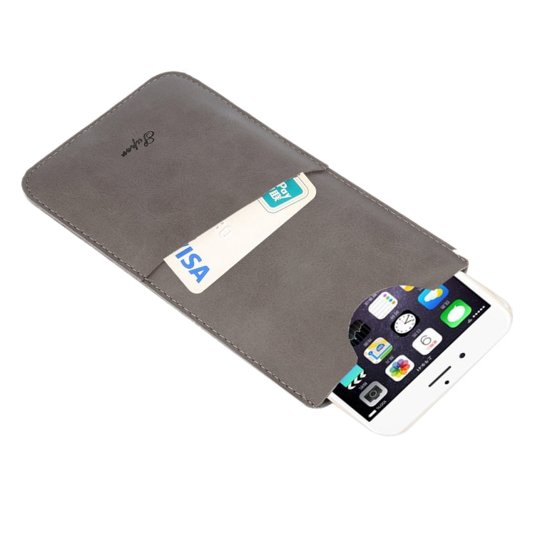 For iPhone 6 Plus & 6s Plus Little Cow Texture Vertical Style Leather Case / Shoulder Bag with Card Slot