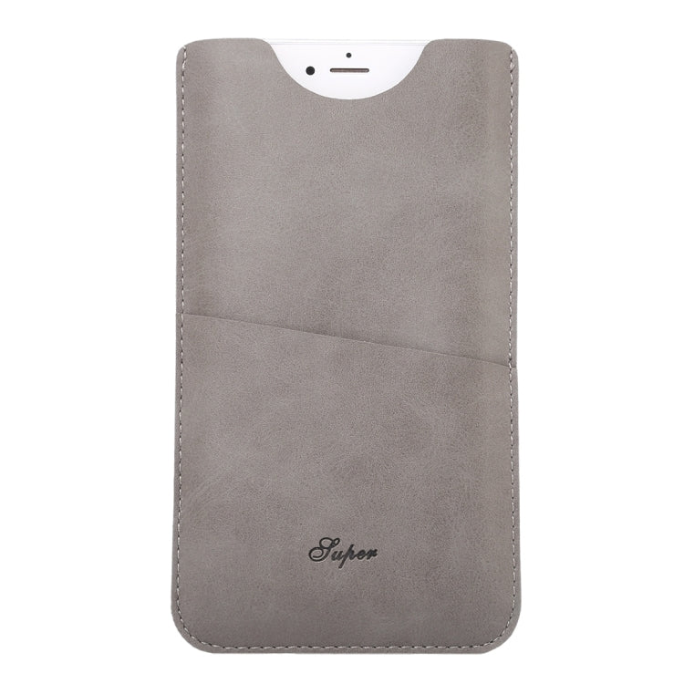 For iPhone 6 Plus & 6s Plus Little Cow Texture Vertical Style Leather Case / Shoulder Bag with Card Slot