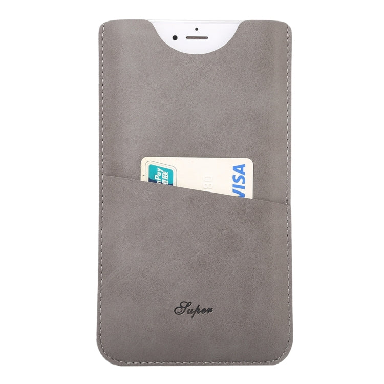 For iPhone 6 Plus & 6s Plus Little Cow Texture Vertical Style Leather Case / Shoulder Bag with Card Slot