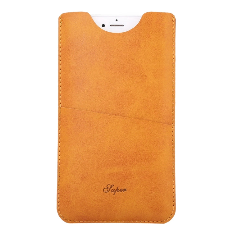 For iPhone 6 Plus & 6s Plus Little Cow Texture Vertical Style Leather Case / Shoulder Bag with Card Slot