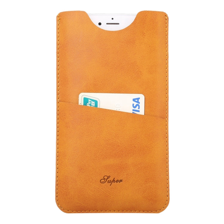 For iPhone 6 Plus & 6s Plus Little Cow Texture Vertical Style Leather Case / Shoulder Bag with Card Slot