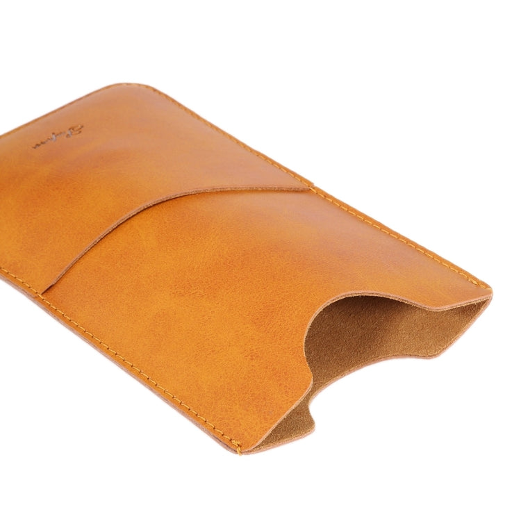 For iPhone 6 Plus & 6s Plus Little Cow Texture Vertical Style Leather Case / Shoulder Bag with Card Slot