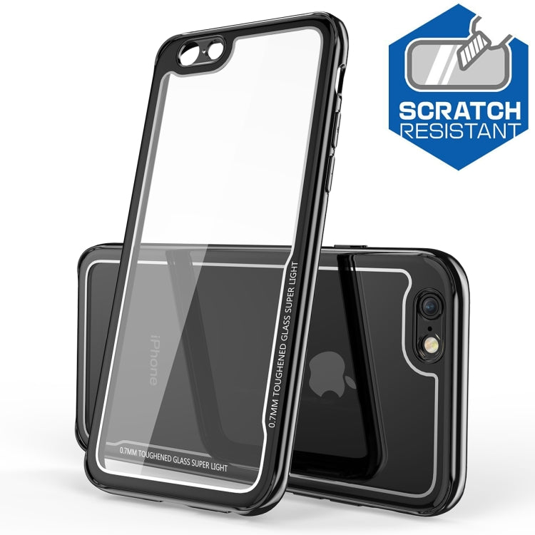 Electroplated Frame Toughened Glass Case for iPhone 6 Plus