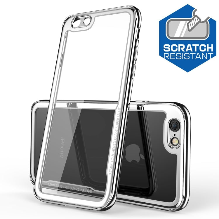 Electroplated Frame Toughened Glass Case for iPhone 6 Plus