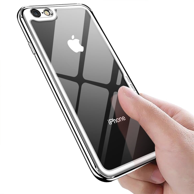 Electroplated Frame Toughened Glass Case for iPhone 6 Plus