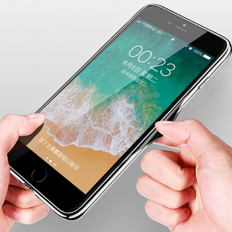 Electroplated Frame Toughened Glass Case for iPhone 6 Plus