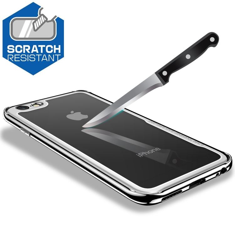 Electroplated Frame Toughened Glass Case for iPhone 6 Plus