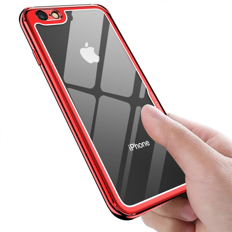 Electroplated Frame Toughened Glass Case for iPhone 6 Plus