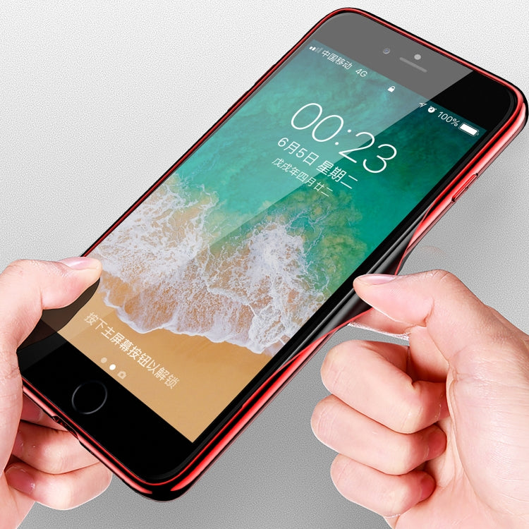 Electroplated Frame Toughened Glass Case for iPhone 6 Plus