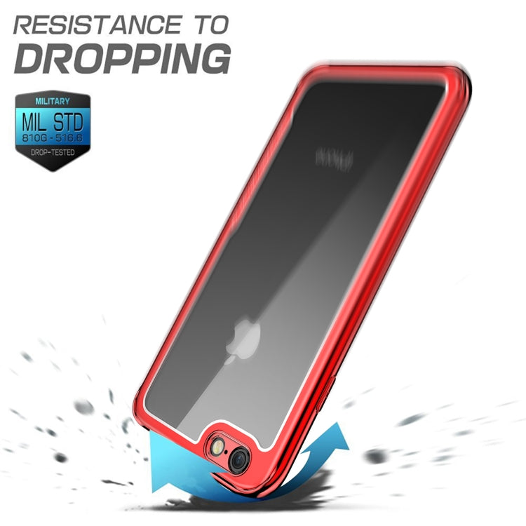 Electroplated Frame Toughened Glass Case for iPhone 6 Plus