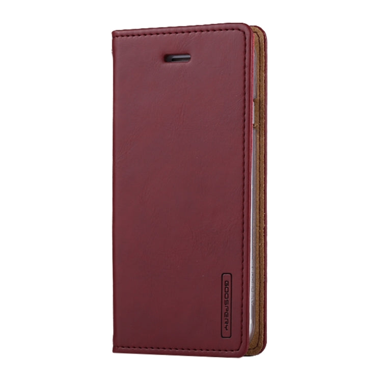 GOOSPERY BLUE MOON FLIP for iPhone 6 Plus & 6s Plus Crazy Horse Texture PU + TPU Horizontal Flip Leather Case with Holder & Card Slots & Wallet