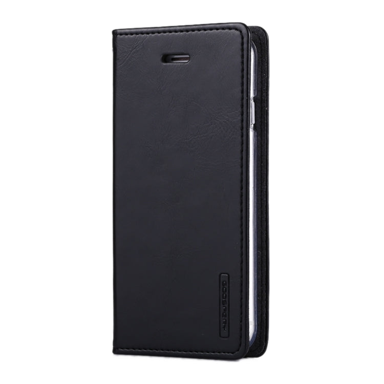 GOOSPERY BLUE MOON FLIP for iPhone 6 Plus & 6s Plus Crazy Horse Texture PU + TPU Horizontal Flip Leather Case with Holder & Card Slots & Wallet