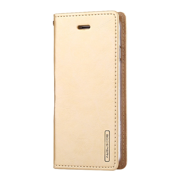 GOOSPERY BLUE MOON FLIP for iPhone 6 Plus & 6s Plus Crazy Horse Texture PU + TPU Horizontal Flip Leather Case with Holder & Card Slots & Wallet