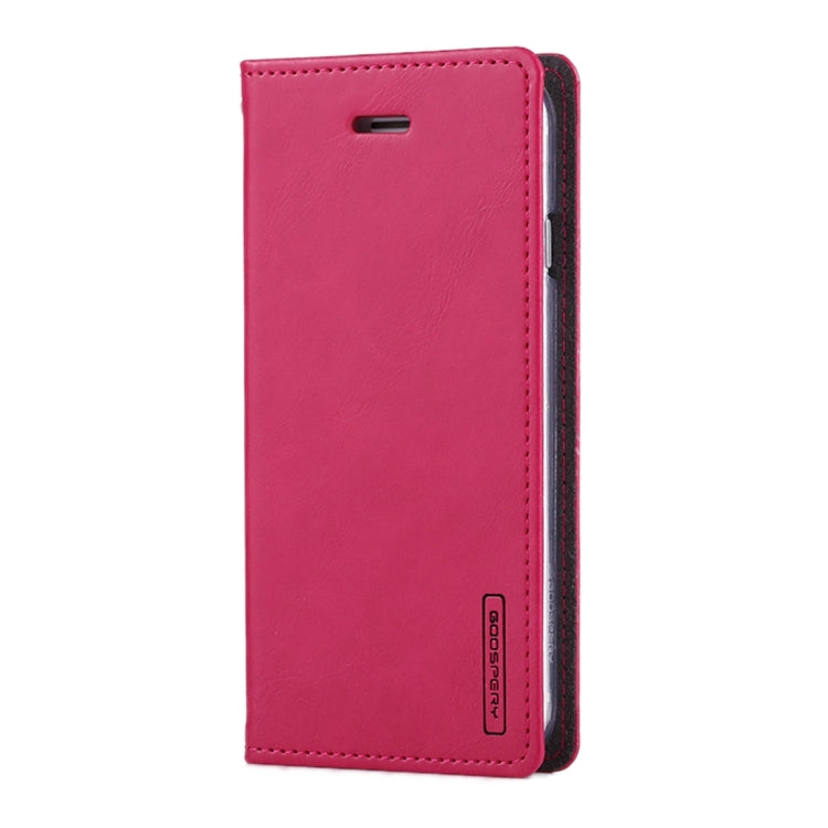 GOOSPERY BLUE MOON FLIP for iPhone 6 Plus & 6s Plus Crazy Horse Texture PU + TPU Horizontal Flip Leather Case with Holder & Card Slots & Wallet
