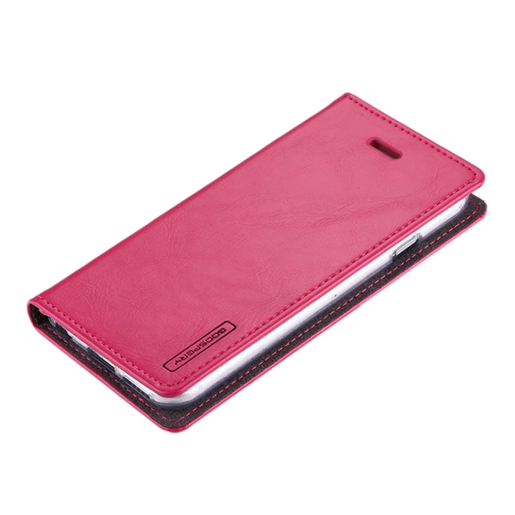 GOOSPERY BLUE MOON FLIP for iPhone 6 Plus & 6s Plus Crazy Horse Texture PU + TPU Horizontal Flip Leather Case with Holder & Card Slots & Wallet