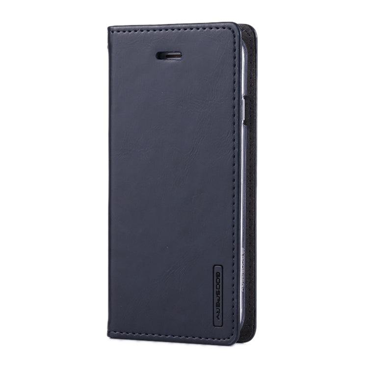 GOOSPERY BLUE MOON FLIP for iPhone 6 Plus & 6s Plus Crazy Horse Texture PU + TPU Horizontal Flip Leather Case with Holder & Card Slots & Wallet