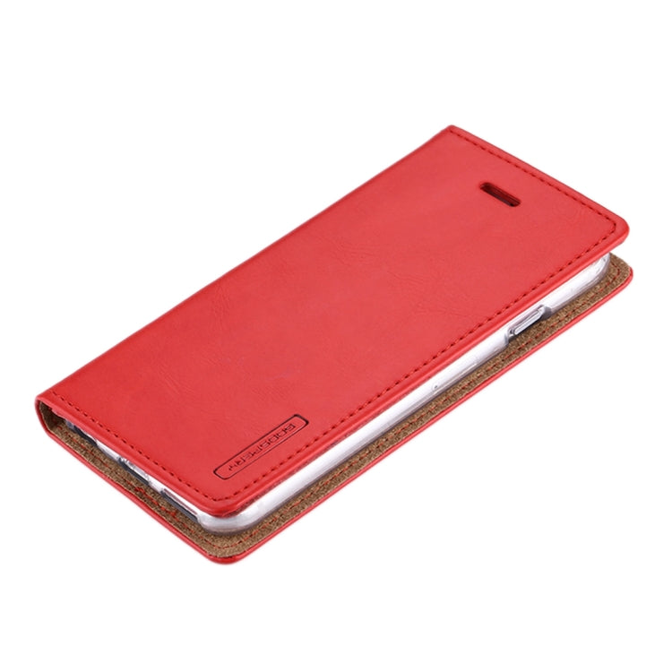 GOOSPERY BLUE MOON FLIP for iPhone 6 Plus & 6s Plus Crazy Horse Texture PU + TPU Horizontal Flip Leather Case with Holder & Card Slots & Wallet
