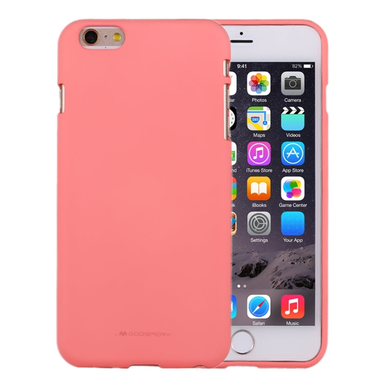 GOOSPERY SOFT FEELING for iPhone 6 Plus & 6s Plus Liquid State TPU Drop-proof Soft Protective Back Cover Case