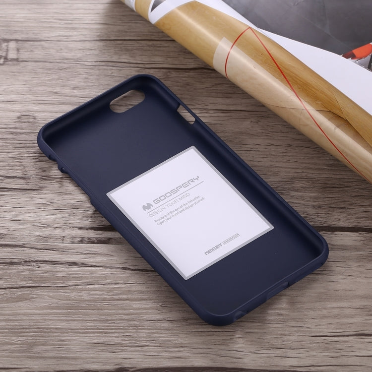 GOOSPERY SOFT FEELING for iPhone 6 Plus & 6s Plus Liquid State TPU Drop-proof Soft Protective Back Cover Case