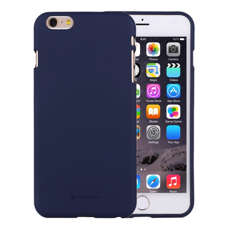 GOOSPERY SOFT FEELING for iPhone 6 Plus & 6s Plus Liquid State TPU Drop-proof Soft Protective Back Cover Case