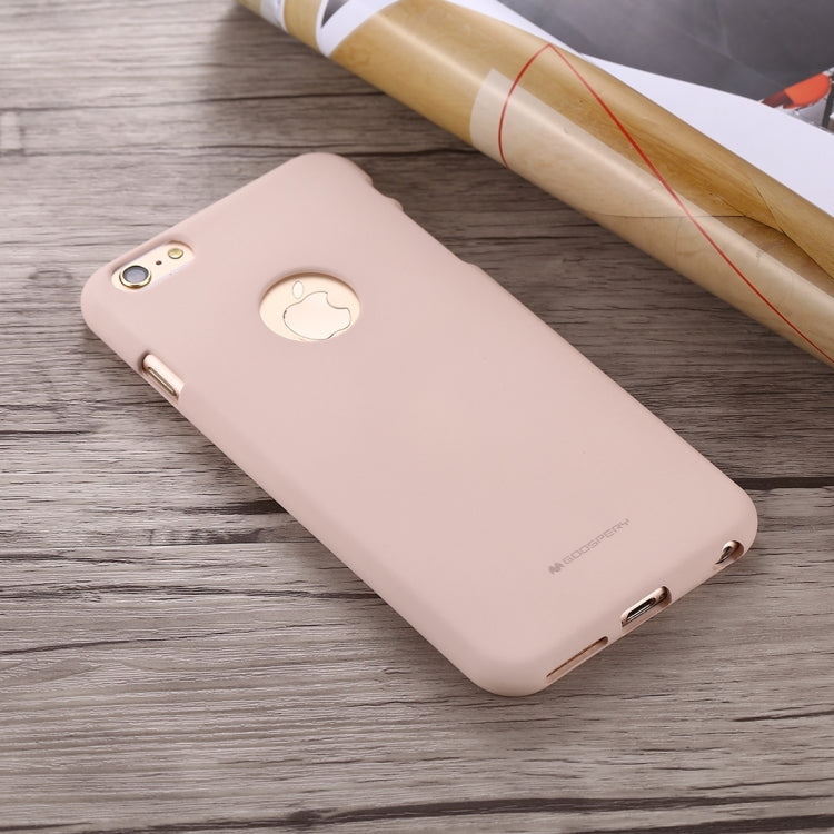 GOOSPERY SOFT FEELING for iPhone 6 Plus & 6s Plus Liquid State TPU Drop-proof Soft Protective Back Cover Case