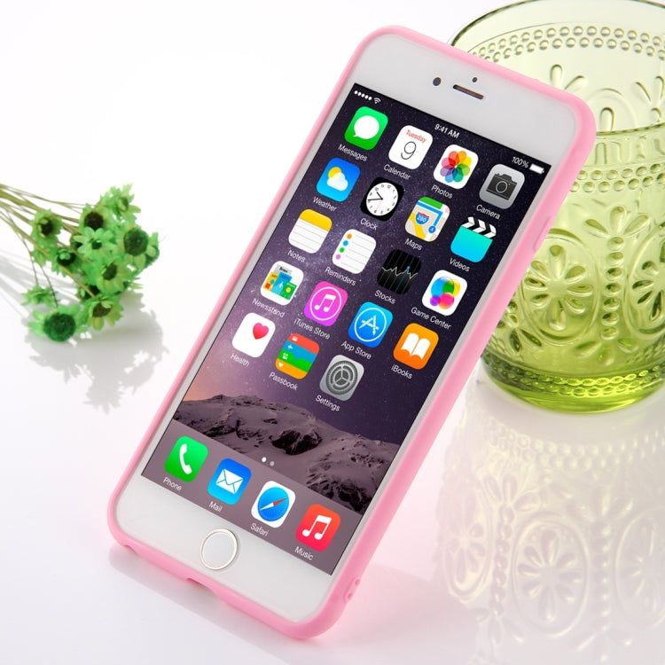 For iPhone 6 Plus & 6s Plus Macaroon Pattern Squeeze Rebound Squishy Dropproof Protective Back Cover Case