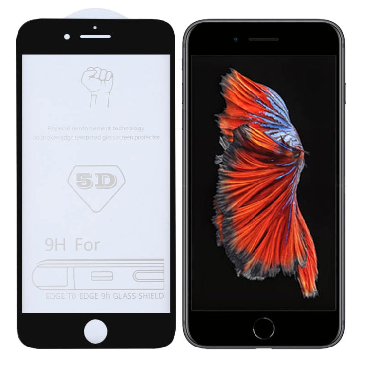 9H 5D Full Glue Full Screen Tempered Glass Film for iPhone 6 Plus / 6s Plus