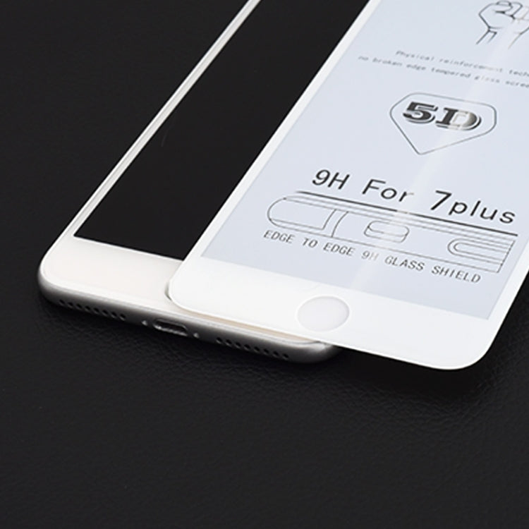 9H 5D Full Glue Full Screen Tempered Glass Film for iPhone 6 Plus / 6s Plus