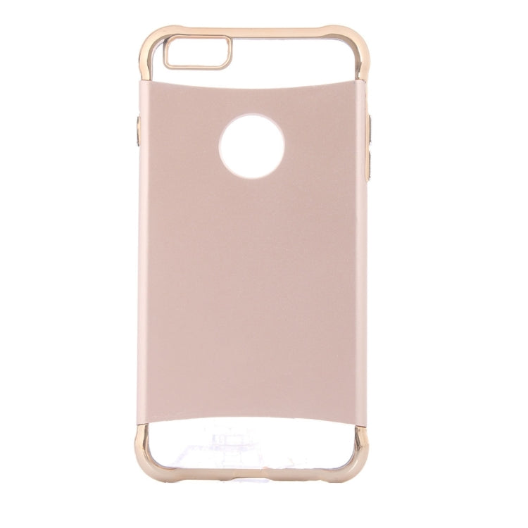 For iPhone 6 Plus & 6s Plus Electroplating Dropproof TPU+PC Detachable Protective Back Cover Case