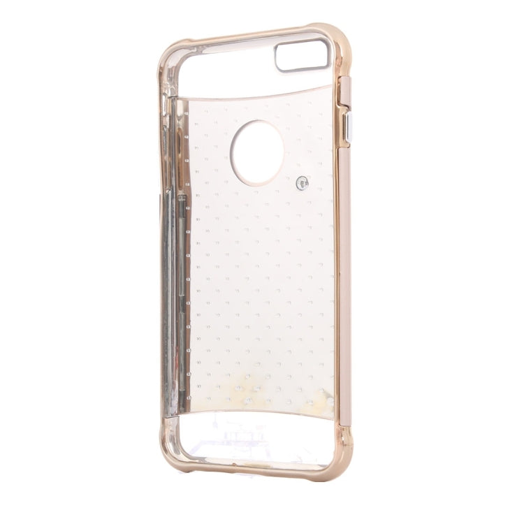 For iPhone 6 Plus & 6s Plus Electroplating Dropproof TPU+PC Detachable Protective Back Cover Case